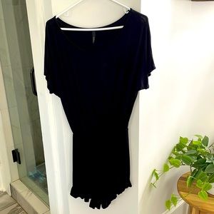 Voll knit black romper size medium